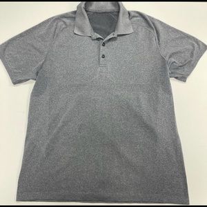 Lululemon Men’s Gray Polo Size Large